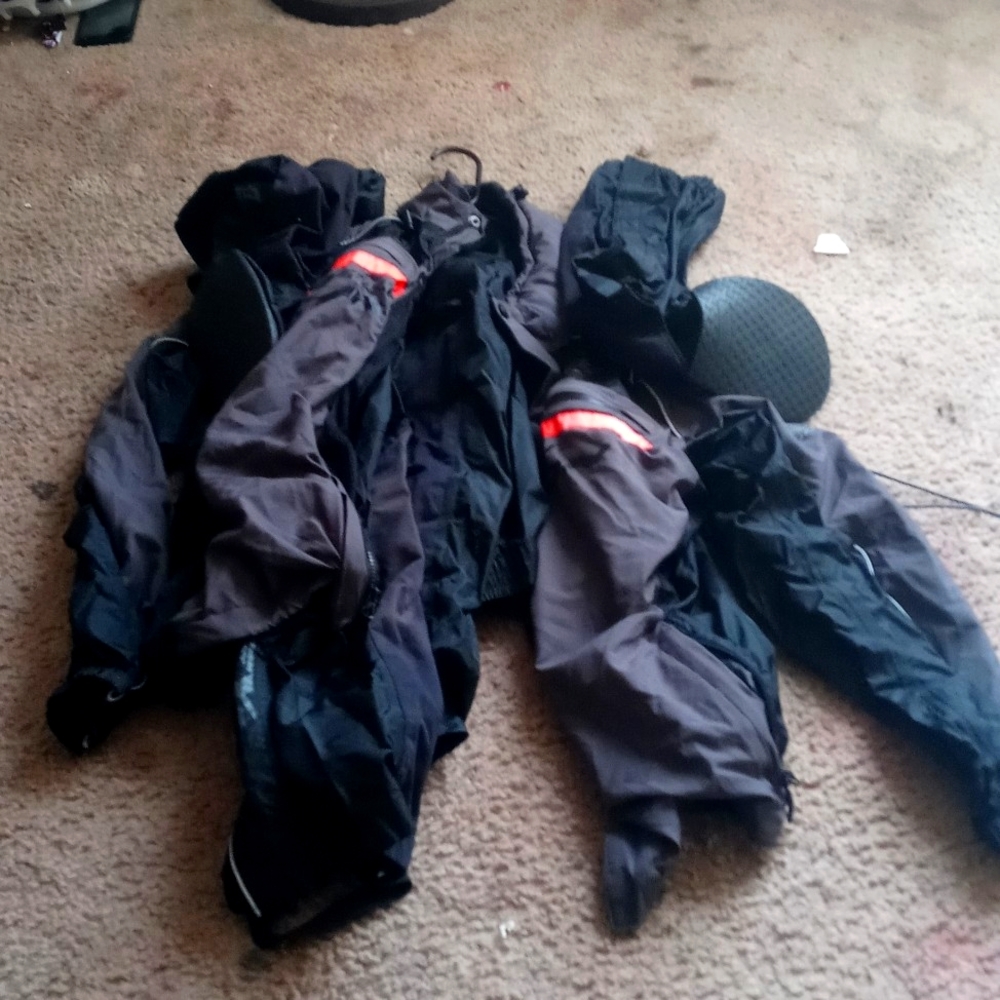 Motor Harley - Davidson cycles, Jacket, pants & rain boots Black XL
